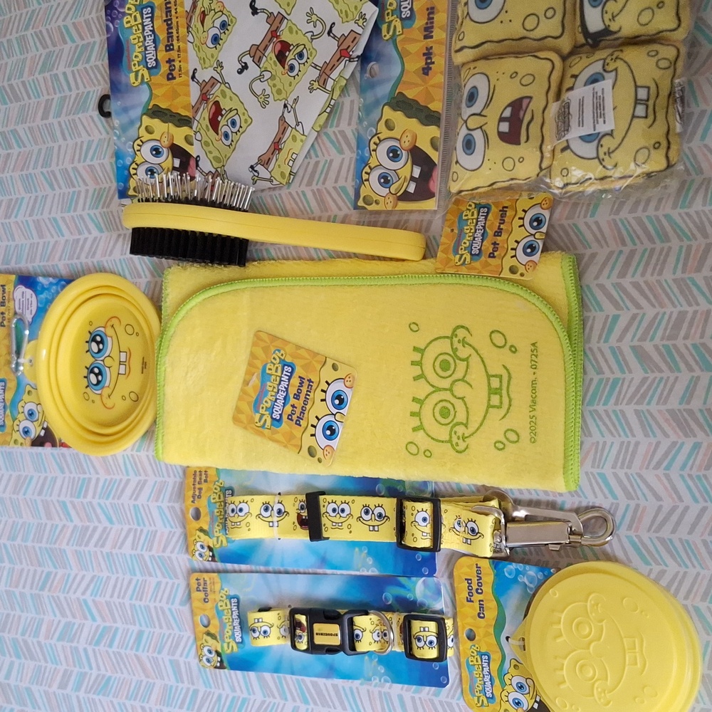 SpongeBob SquarePants Pet Set - Yellow